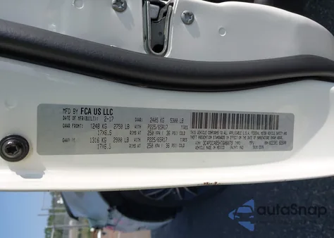 2017 Dodge Journey Se из США, поврежденный, VIN 3C4PDCAB5HT608079